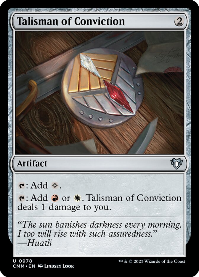 Talisman of Conviction (978) - Commander Masters (CMM)