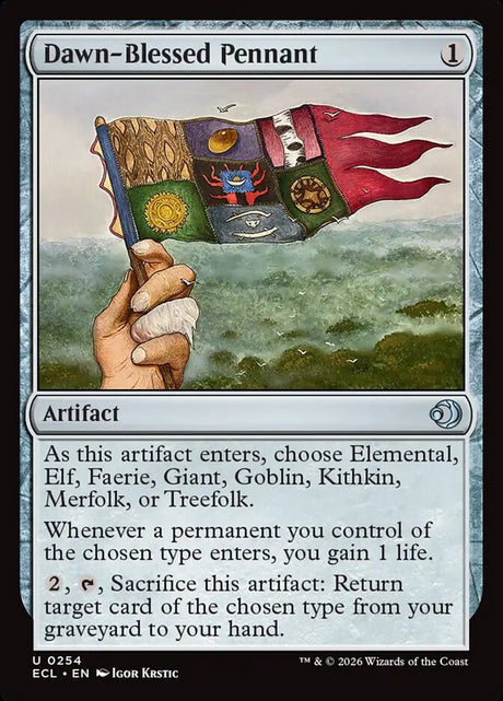 Dawn-Blessed Pennant (254) - Lorwyn Eclipsed (ECL)