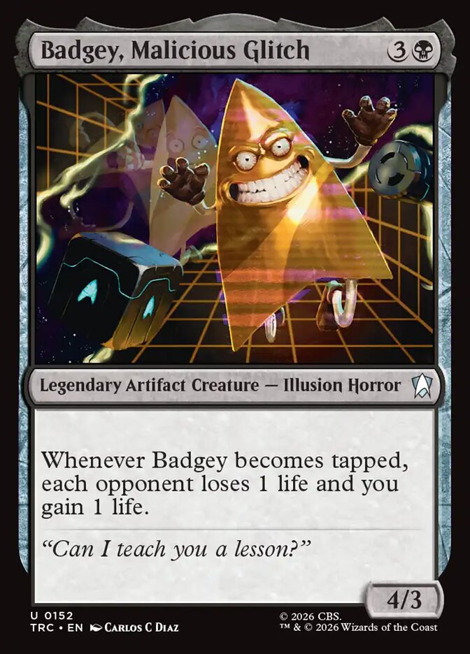 Badgey, Malicious Glitch (152) - Star Trek Commander (TRC)