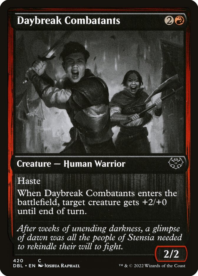 Daybreak Combatants - [Foil] Innistrad: Double Feature (DBL)