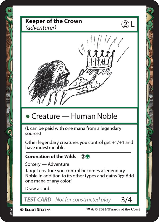 Keeper of the Crown // Coronation of the Wilds (577) - Mystery Booster 2 (MB2)
