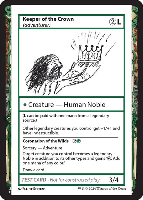 Keeper of the Crown // Coronation of the Wilds (577) - Mystery Booster 2 (MB2)