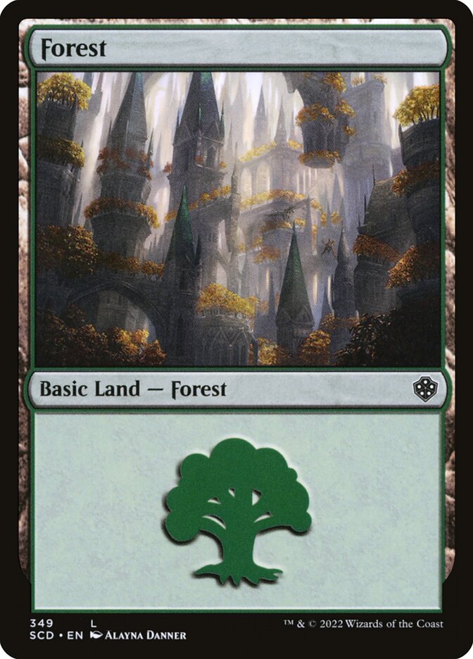 Forest (349) - Starter Commander Decks (SCD)