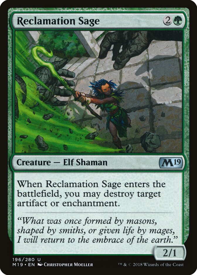 Reclamation Sage (196) - Core Set 2019 (M19)
