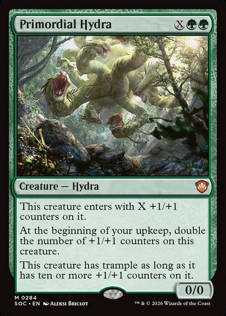 Primordial Hydra (284) - Secrets of Strixhaven Commander (SOC)
