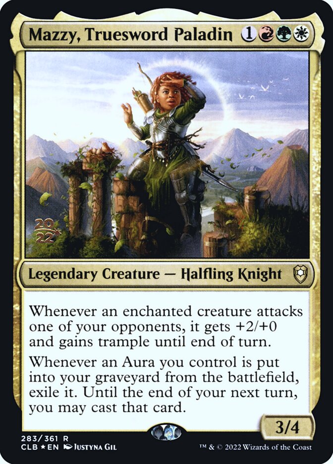 Mazzy, Truesword Paladin (283s) - Battle for Baldur's Gate Promos (PCLB)