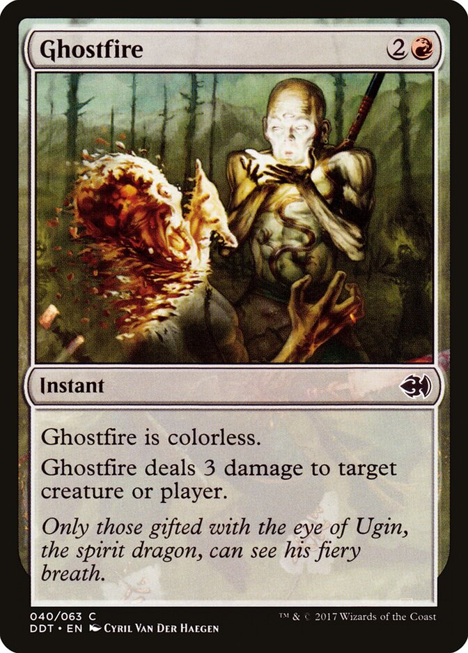 Ghostfire (40) - Duel Decks: Merfolk vs. Goblins (DDT)