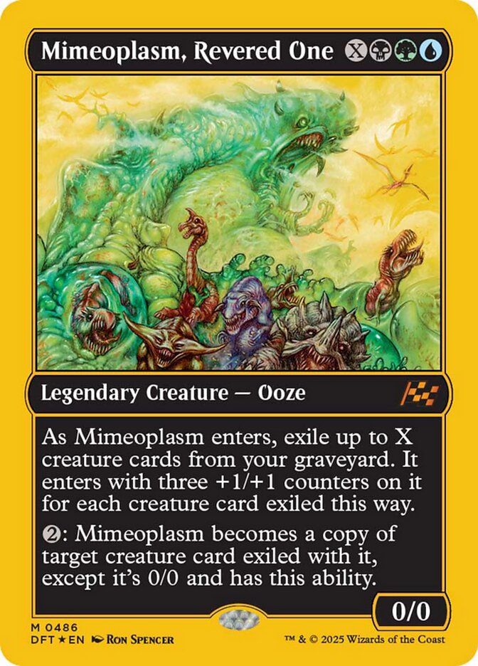 Mimeoplasm, Revered One - [First Place Foil] Aetherdrift (DFT)