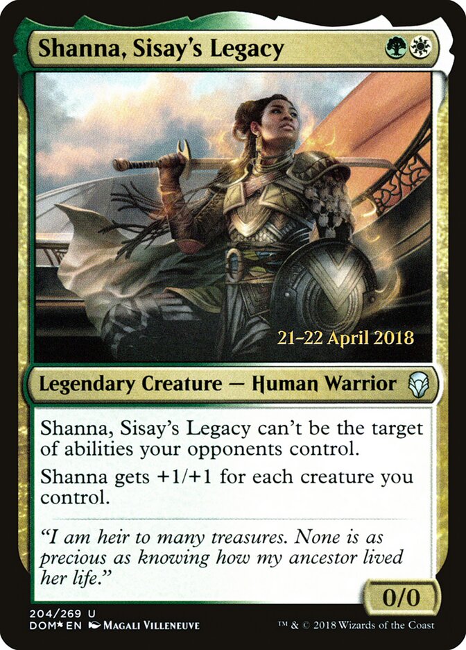 Shanna, Sisay's Legacy (204s) - Dominaria Promos (PDOM)