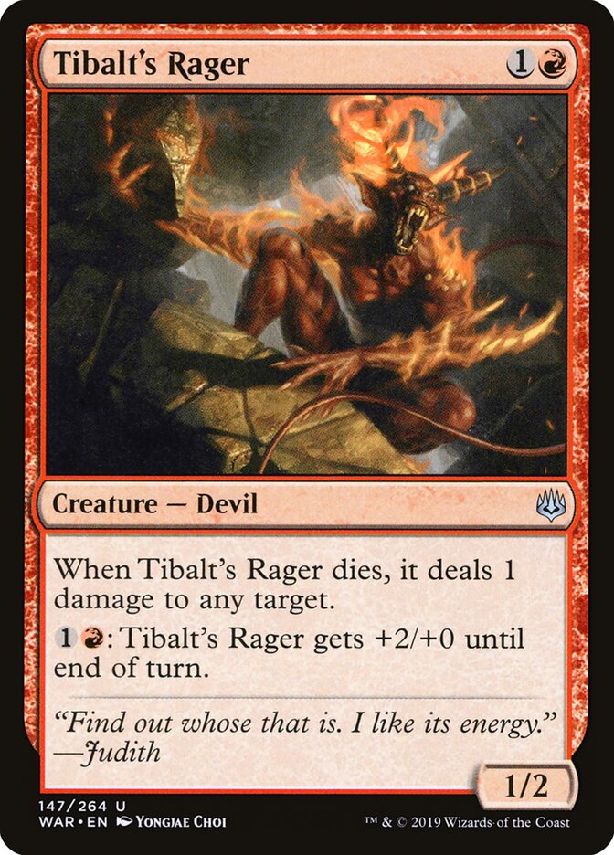 Tibalt's Rager (147) - War of the Spark (WAR)