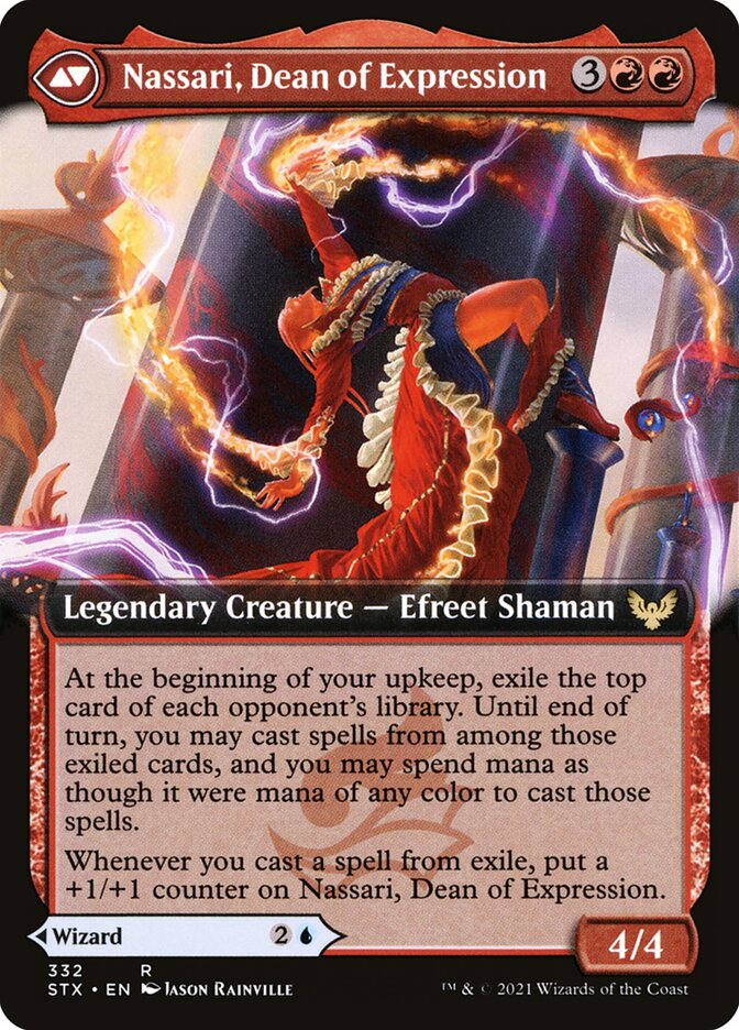 Uvilda, Dean of Perfection // Nassari, Dean of Expression (332) - Strixhaven: School of Mages (STX)