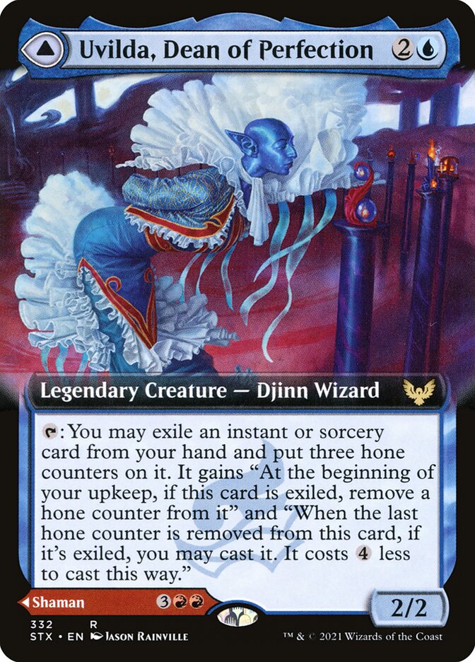 Uvilda, Dean of Perfection // Nassari, Dean of Expression (332) - Strixhaven: School of Mages (STX)