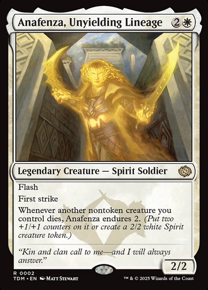 Anafenza, Unyielding Lineage (2) - [Foil] Tarkir: Dragonstorm (TDM)