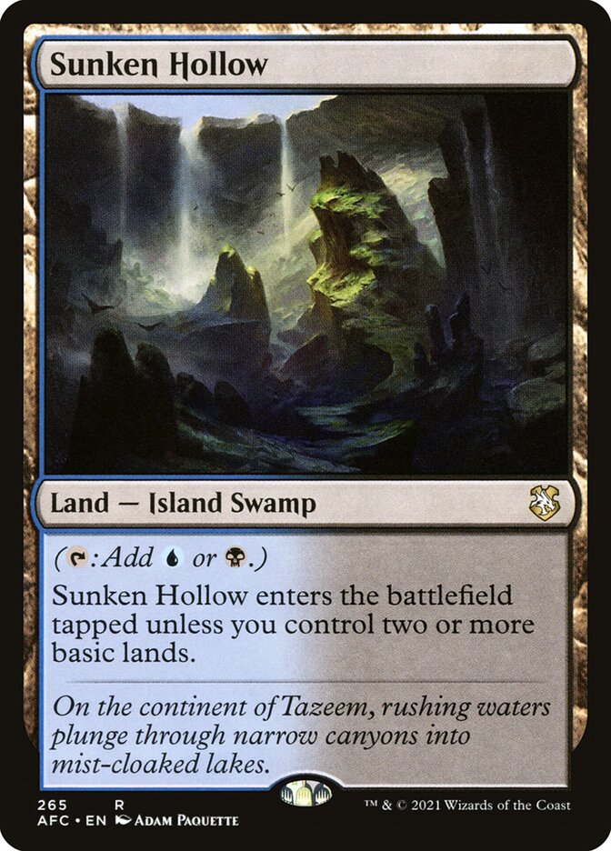 Sunken Hollow (265) - Forgotten Realms Commander (AFC)