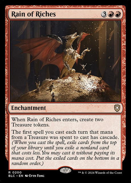 Rain of Riches (200) - Bloomburrow Commander (BLC)