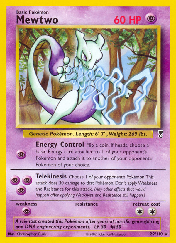 Mewtwo (29/110) - [Reverse Holo] Legendary Collection (LC)