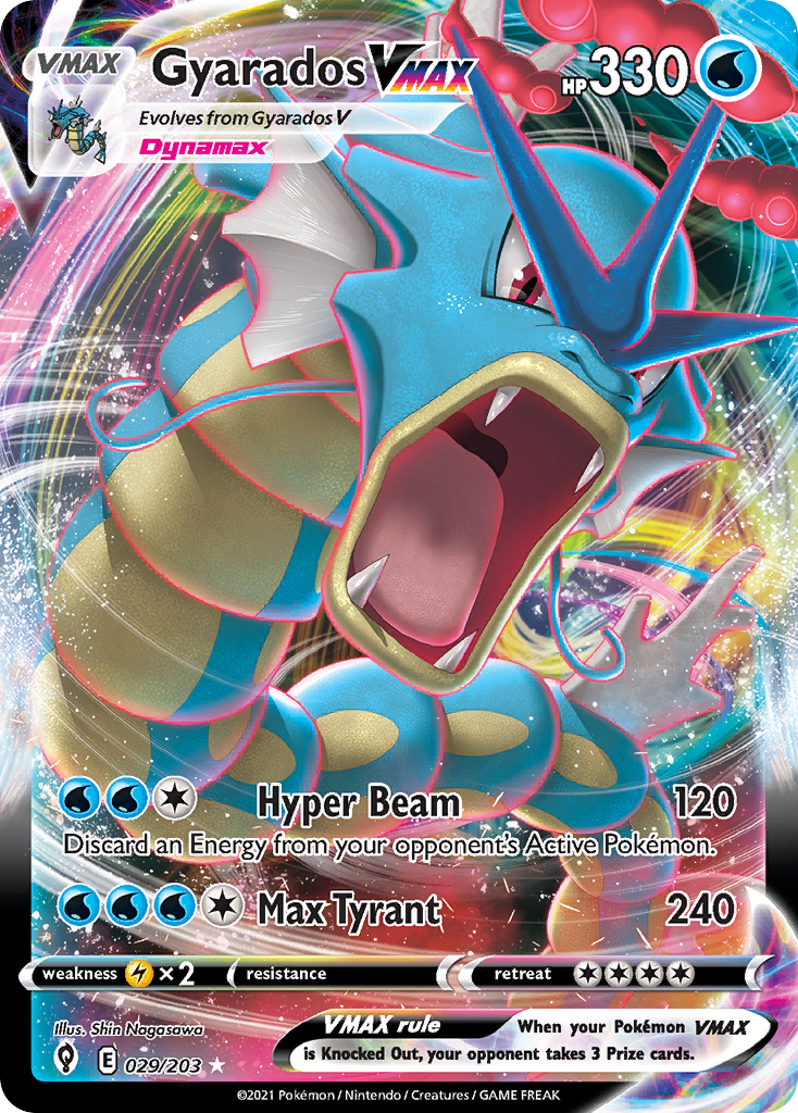Gyarados VMAX (29/203) - [Holo Foil] Evolving Skies (EVS)