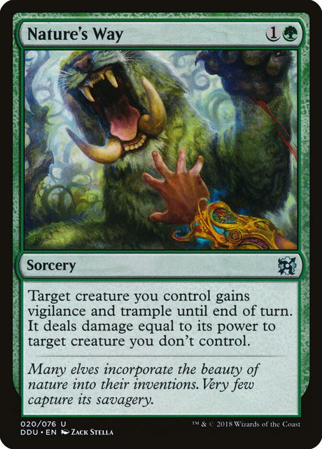 Nature's Way (20) - Duel Decks: Elves vs. Inventors (DDU)