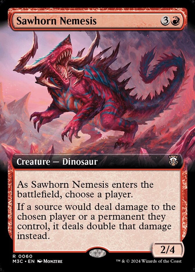 Sawhorn Nemesis - [Extended Art] Modern Horizons 3 Commander (M3C)