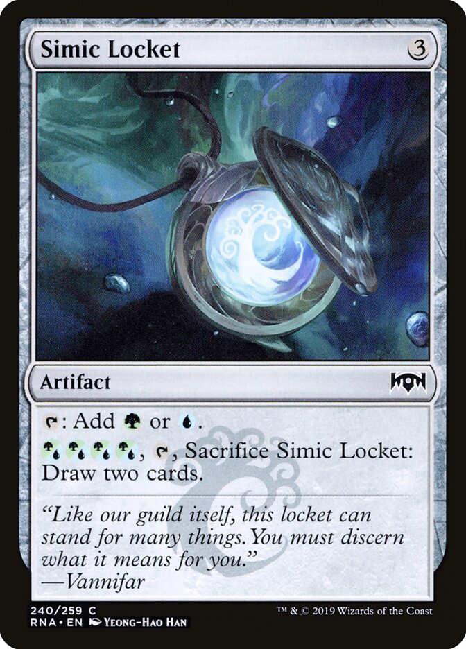 Simic Locket (240) - Ravnica Allegiance (RNA)