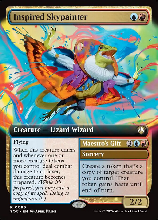 Inspired Skypainter // Maestro's Gift (96) - Secrets of Strixhaven Commander (SOC)