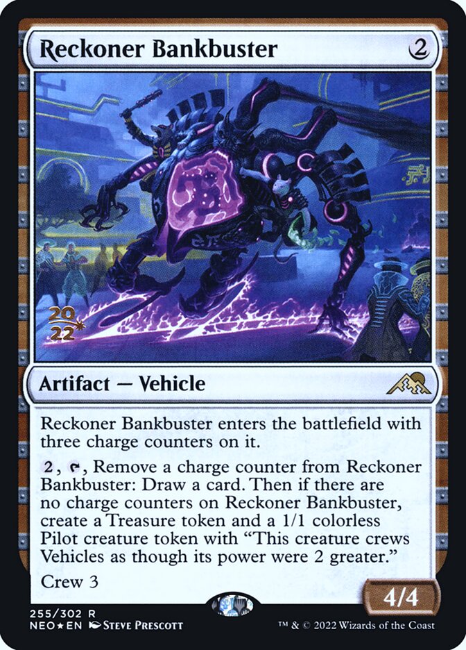 Reckoner Bankbuster (255s) - Kamigawa: Neon Dynasty Promos (PNEO)