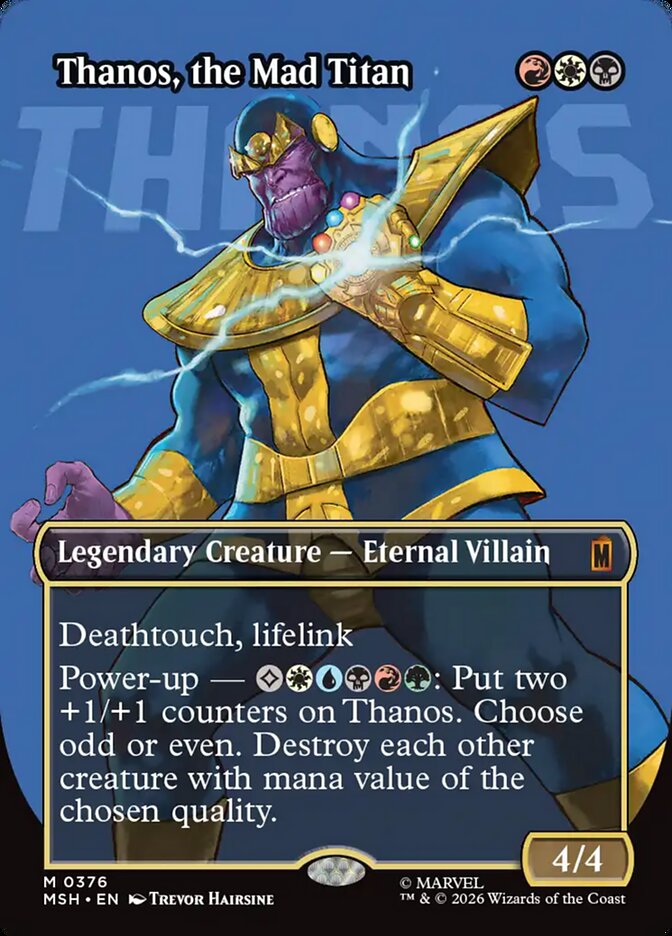 Thanos, the Mad Titan (376) - Marvel Super Heroes (MSH)