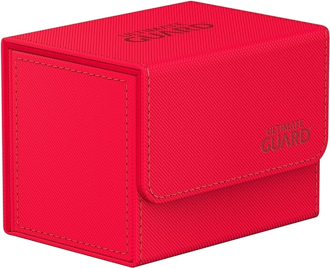80+ Sidewinder Deck Box by Ultimate Guard - Red