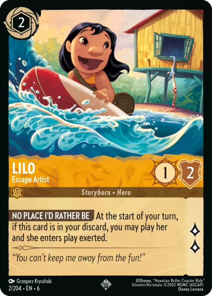 Lilo - Escape Artist - [Foil] Azurite Sea (6)