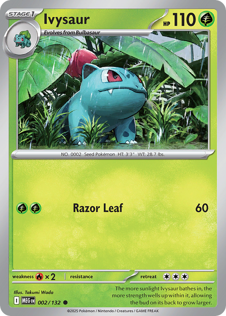 Ivysaur (2/132) - [Reverse Holo] Mega Evolution (MEG)