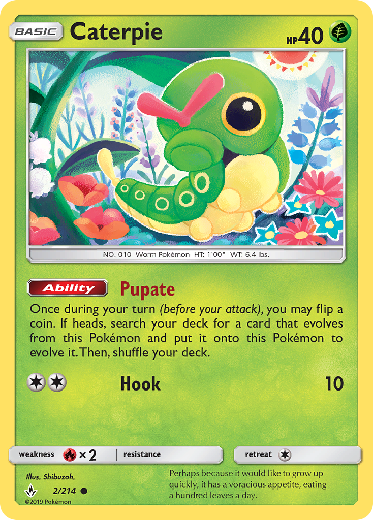 Caterpie (2/214) - Unbroken Bonds (UNB)