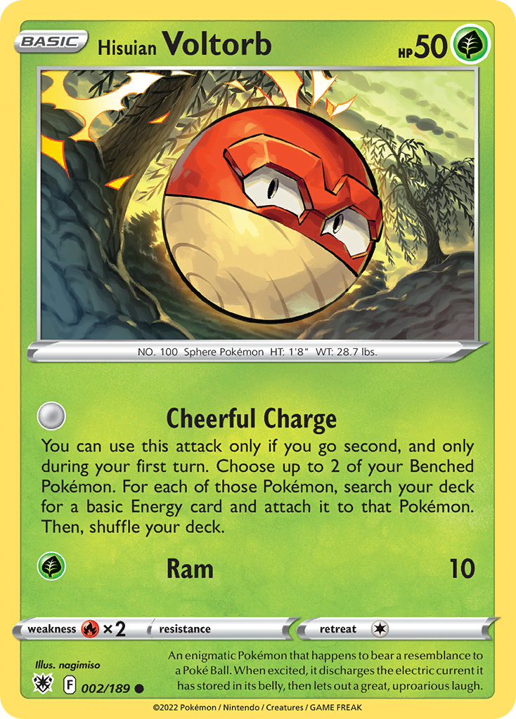 Hisuian Voltorb (2/189) - Astral Radiance (ASR)