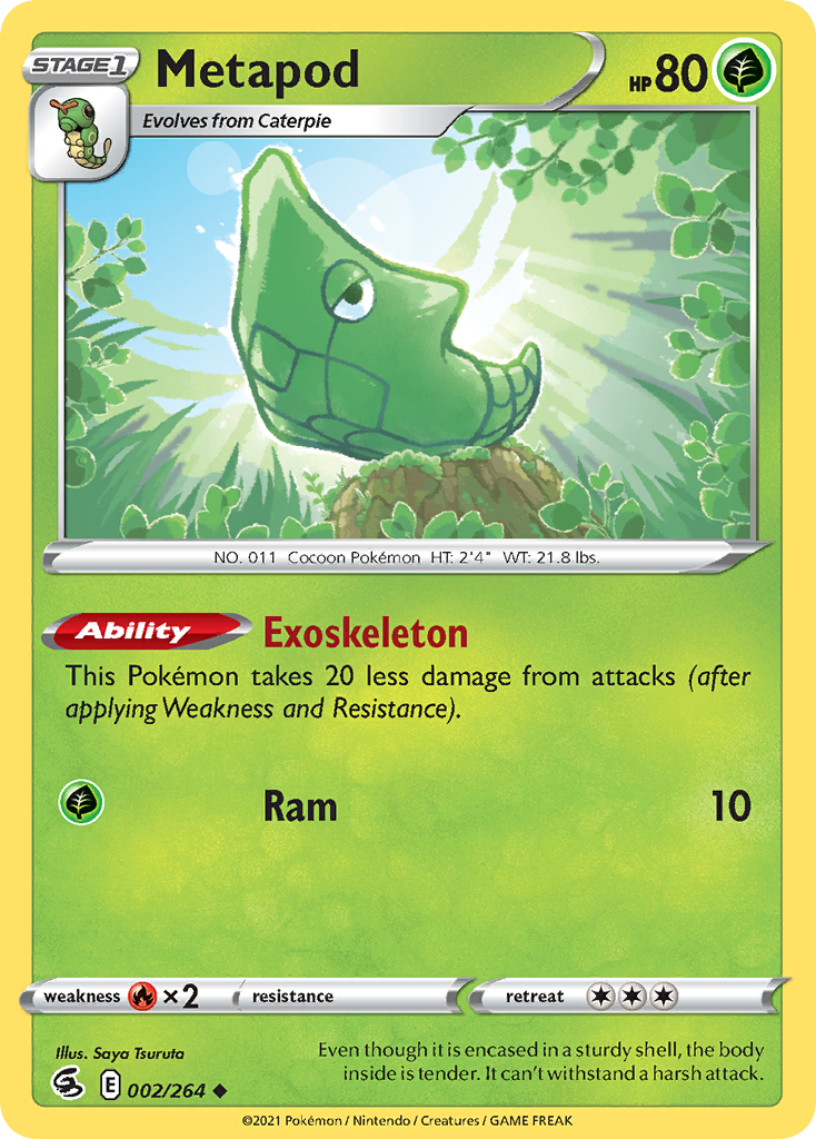 Metapod (2/264) - Fusion Strike (FST)