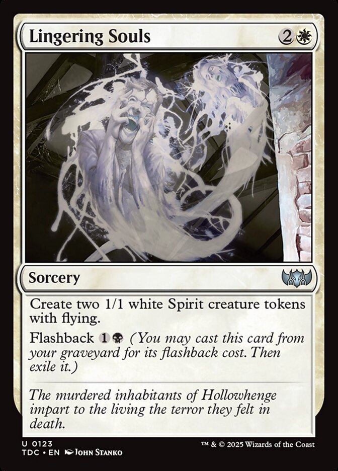 Lingering Souls (123) - Tarkir: Dragonstorm Commander (TDC)