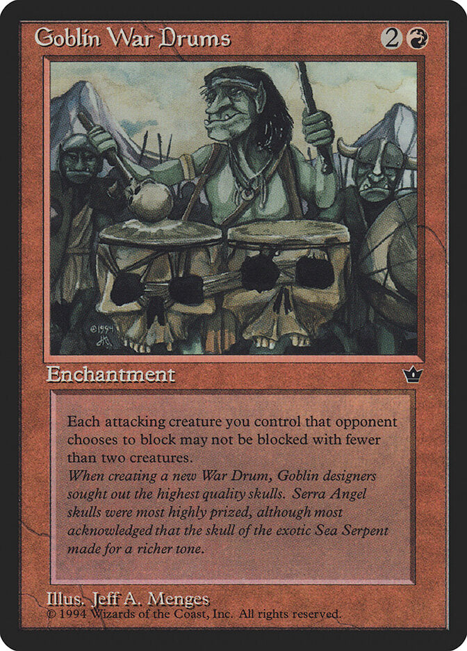 Goblin War Drums (58d) - Fallen Empires (FEM)