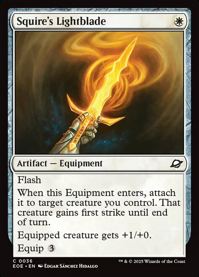 Squire's Lightblade (36) - Edge of Eternities (EOE)