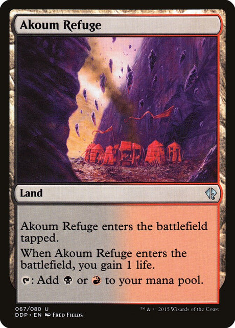 Akoum Refuge (67) - Duel Decks: Zendikar vs. Eldrazi (DDP)