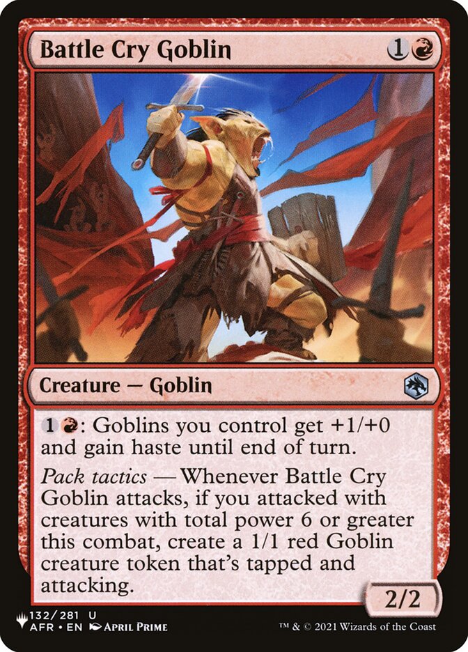 Battle Cry Goblin (AFR-132) - The List (PLST)
