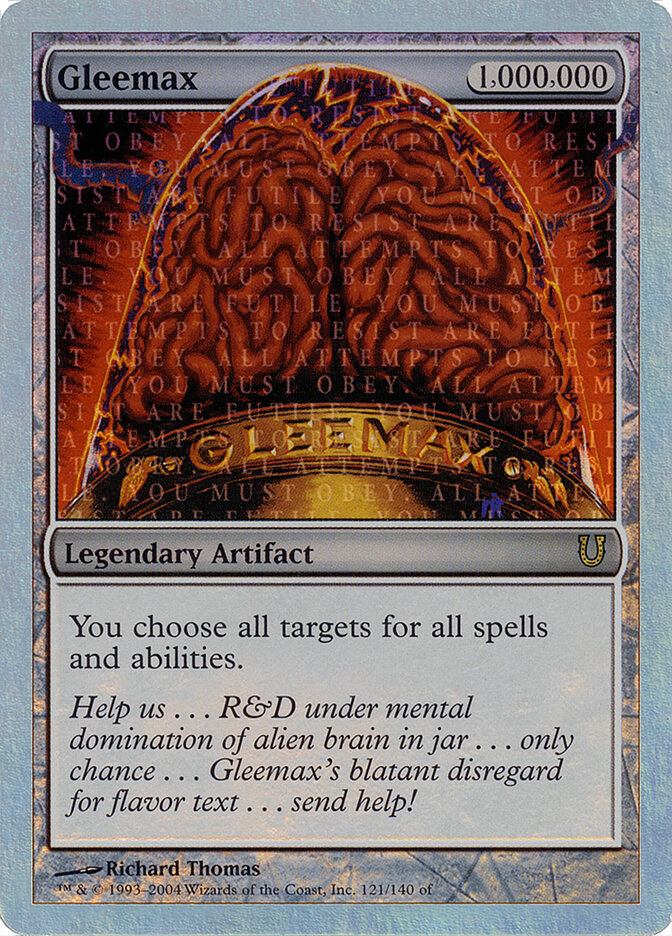Gleemax (121) - Unhinged (UNH)