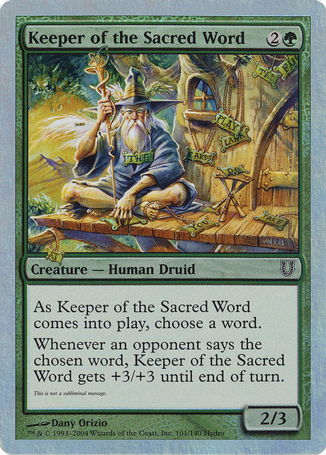 Keeper of the Sacred Word (101) - Unhinged (UNH)