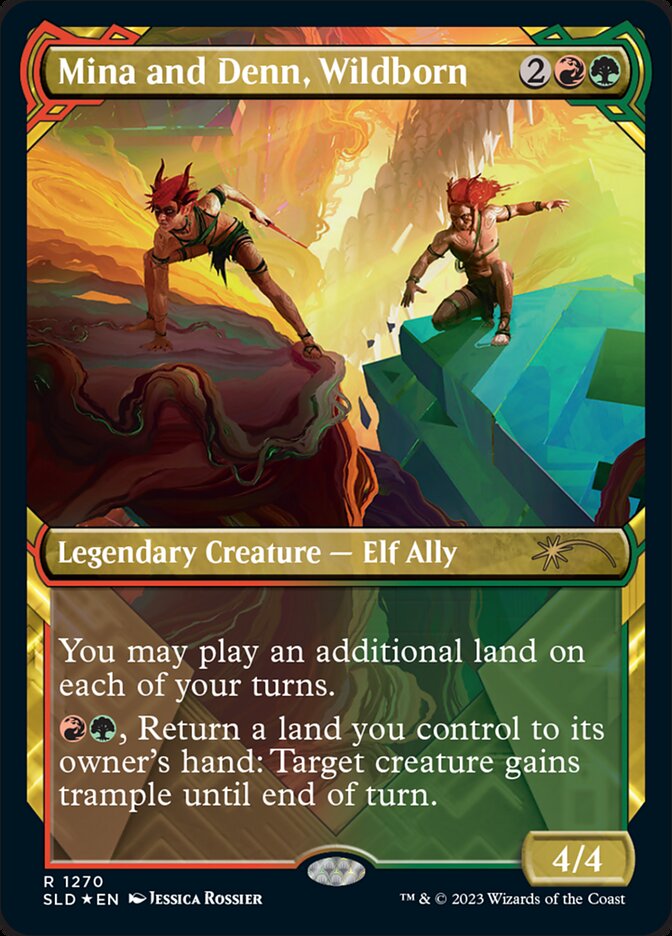 Mina and Denn, Wildborn (1270) - Secret Lair Drop (SLD)