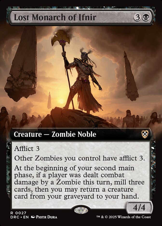 Lost Monarch of Ifnir - [Extended Art] Aetherdrift Commander (DRC)