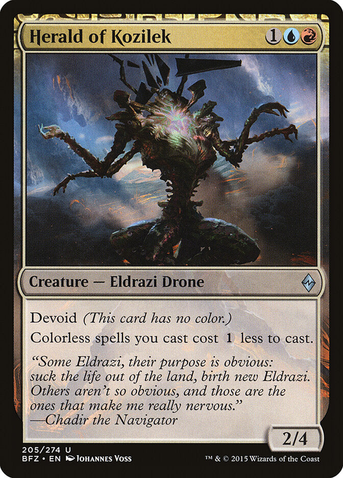 Herald of Kozilek (205) - Battle for Zendikar (BFZ)