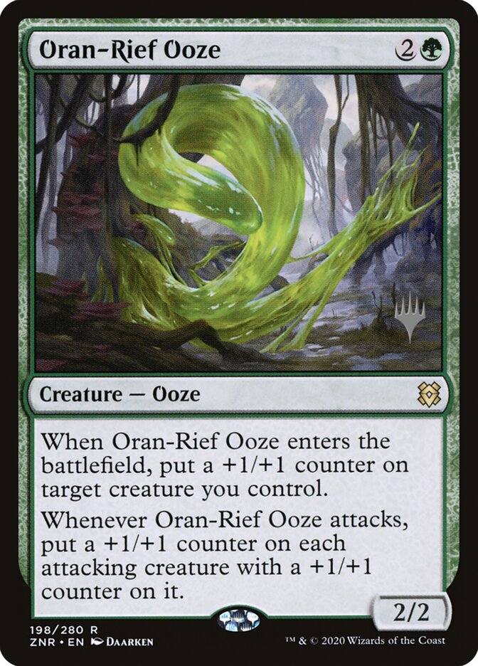 Oran-Rief Ooze (198p) - Zendikar Rising Promos (PZNR)