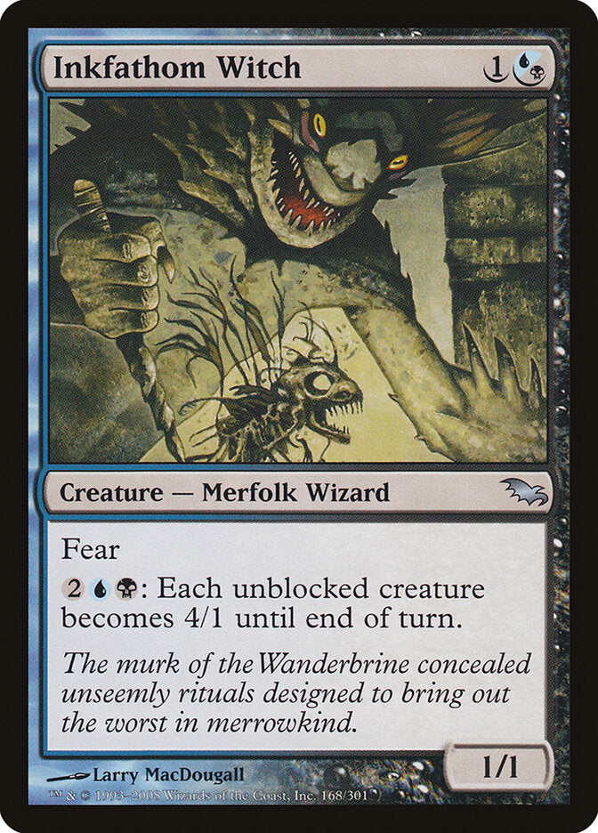 Inkfathom Witch (168) - Shadowmoor (SHM)