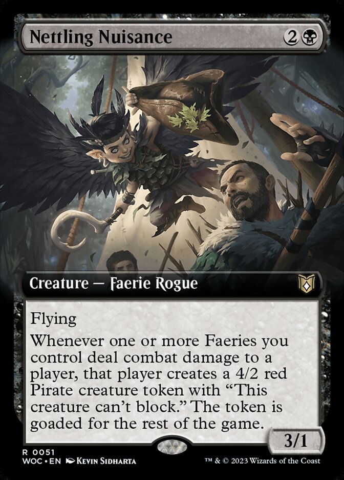 Nettling Nuisance (51) - Wilds of Eldraine Commander (WOC)