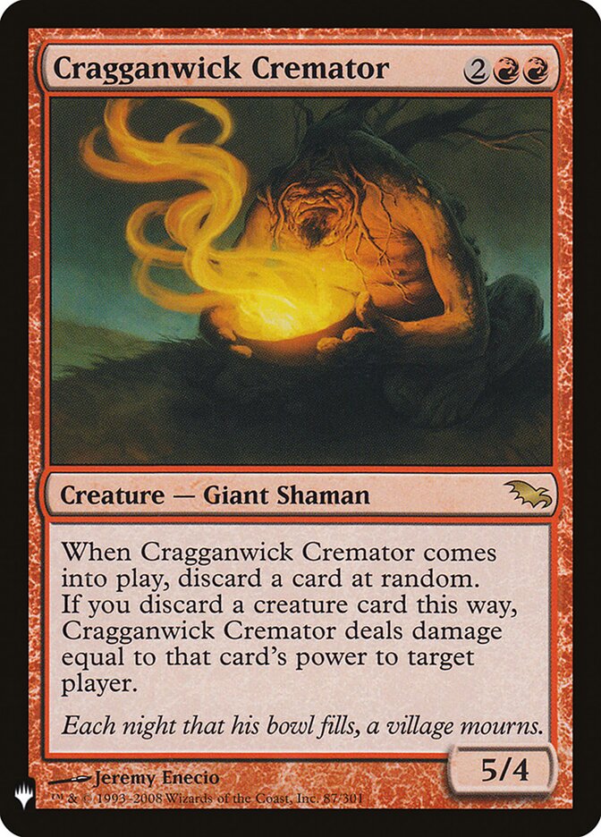 Cragganwick Cremator (SHM-87) - The List (PLST)