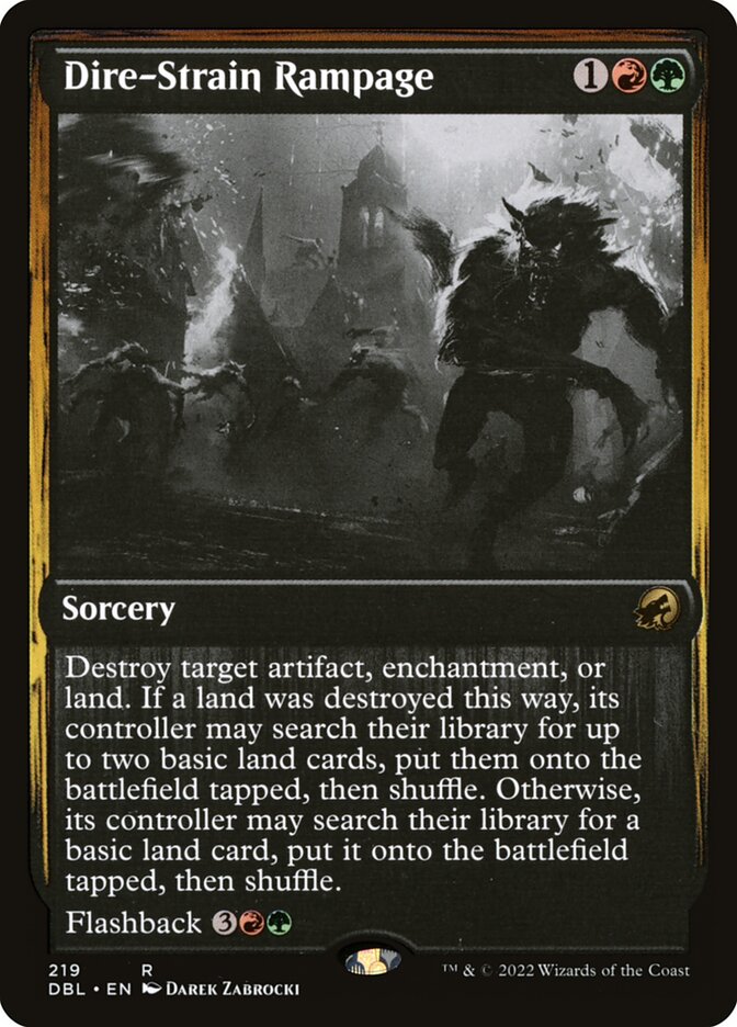 Dire-Strain Rampage - Innistrad: Double Feature (DBL)