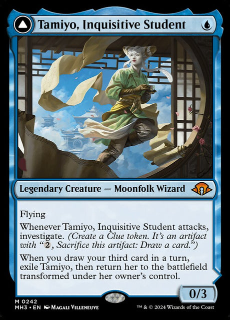 Tamiyo, Inquisitive Student // Tamiyo, Seasoned Scholar (242) - Modern Horizons 3 (MH3)