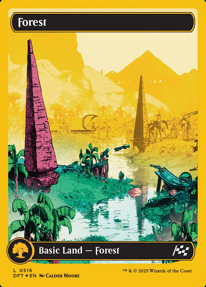 Forest (516) - [First Place Foil] Aetherdrift (DFT)